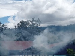 Markas Pemenangan PDIP di Jayawijaya Dibakar Massa