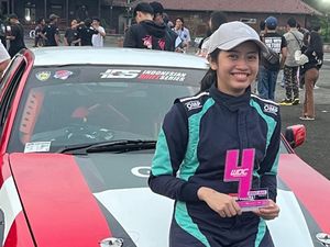 Putri Bamsoet Sabet Juara Indonesia Drift Series di IIMS 2024