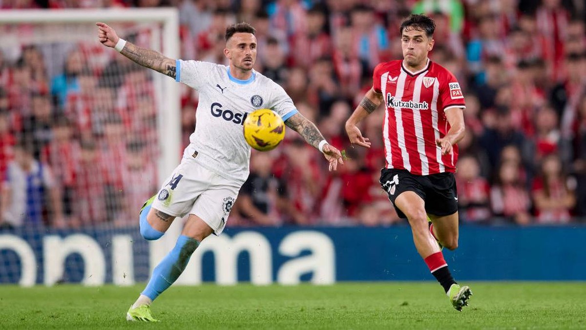 Girona kalah 2-3 di kandang Athletic Bilbao dalam lanjutan LaLiga (Foto: Getty Images/Ion Alcoba Beitia)