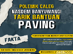 Infografis: Polemik Caleg NasDem Banyuwangi Tarik Bantuan Paving