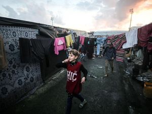 Suka Cita Anak-anak di Gaza Rayakan Idul Fitri Suka Cita Anak-anak di Gaza Rayakan Idul Fitri