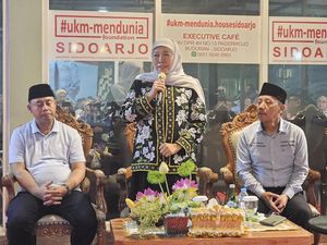 Khofifah Ajak Buruh Jaga Stabilitas Demi Iklim Investasi Jatim