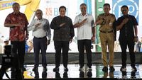 Momen Erick Thohir Groundbreaking Gedung BNI di PIK 2