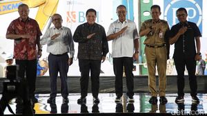Momen Erick Thohir Groundbreaking Gedung BNI di PIK 2