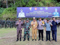 Fokus Bangun Infrastruktur Jalan Desa, TMMD Tahap I Kebumen Resmi Dibuka