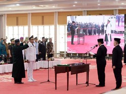 Lantik Pj Bupati Langkat Faisal Hasrimy, Pj Gubsu: Maksimalkan Potensi Daerah