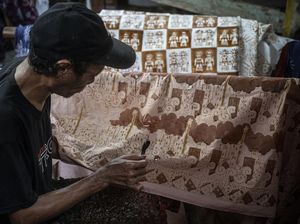 Potret Usaha Batik Betawi, Dijual Mulai Rp 150 Ribu