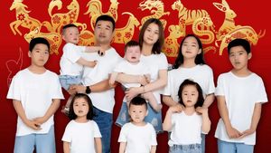 Potret Ibu 9 Anak Viral Ingin Punya 12 Anak dengan Shio Berbeda