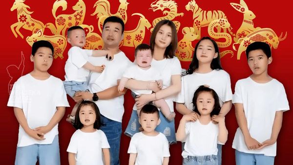 Potret Ibu 9 Anak Viral Ingin Punya 12 Anak dengan Shio Berbeda