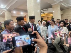 Momen AHY-Hadi Jabat Tangan, Sampaikan Sejumlah Pesan Sebelum Sertijab
