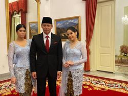 AHY Tiba di Istana Bareng Annisa-Aira Jelang Pelantikan Sebagai Menteri ATR