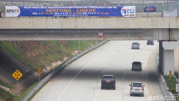 Catat! Tarif Tol Serpong-Cinere Naik Hari Ini