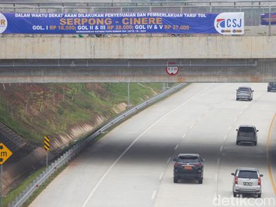 Catat! Tarif Tol Serpong-Cinere Naik Hari Ini