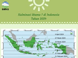 Daftar Wilayah Alami Hari Tanpa Bayangan 2024 dan Waktunya