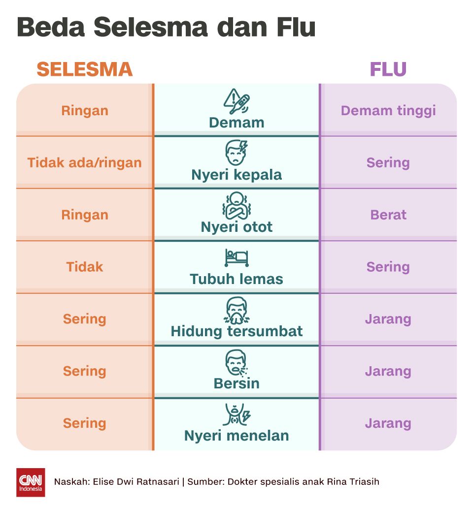 Insert - Beda Selesma dan Flu
