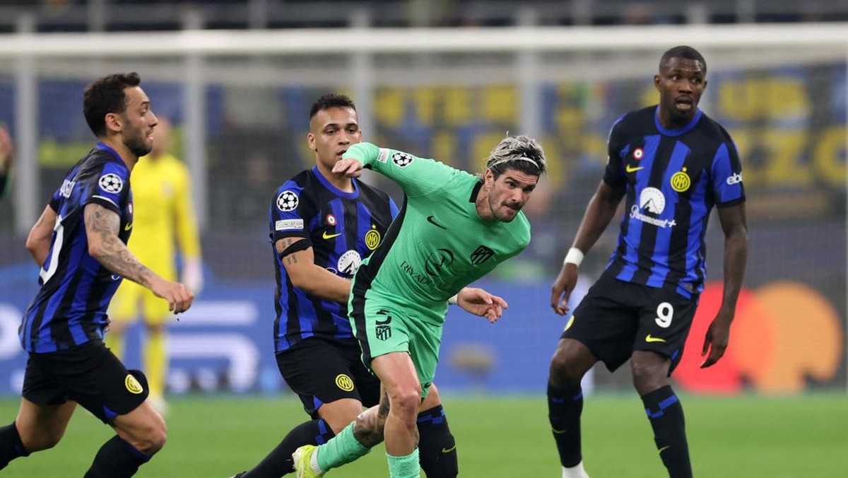 Head to head Atletico Madrid vs Inter Milan. (Foto: REUTERS/CLAUDIA GRECO)