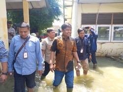 KPU RI Cek TPS Coblosan Susulan di Wonorejo Demak yang Terdampak Banjir