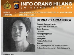 Bantu Cari Dab! Bernard Hilang Kontak Sejak Januari