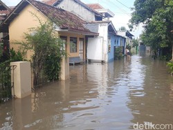 Hujan Deras Semalam, Permukiman Warga Tanjungkarang Kudus Terendam Banjir