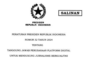 Perpres Publisher Rights: Isi, Link PDF, dan Lampiran