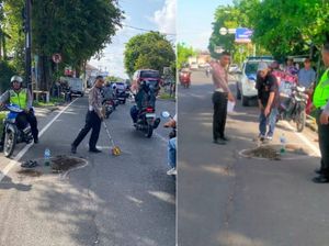 Pejalan Kaki di Denpasar Tewas gegara Ditabrak Mobil Boks Pejalan Kaki di Denpasar Tewas gegara Ditabrak Mobil Boks