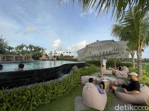 Seger Banget! Nyunset di Tepi Sawah Sambil Berenang di Taroo Ubud