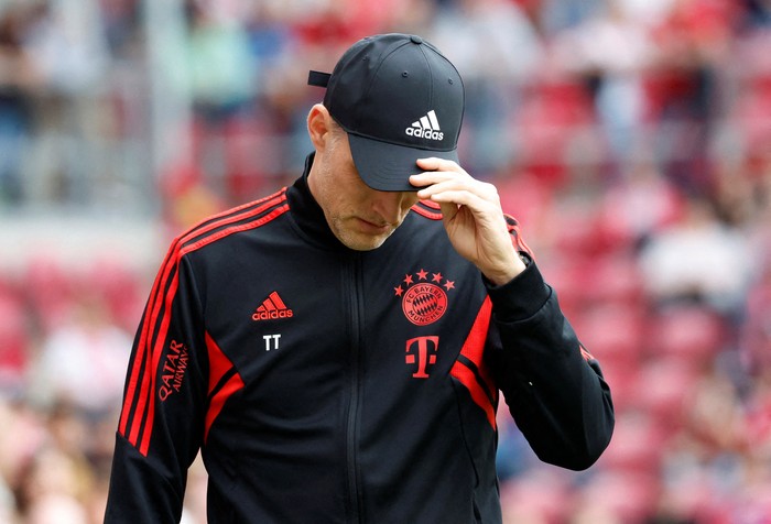 FILE PHOTO: Soccer Football - Bundesliga - 1. FSV Mainz 05 v Bayern Munich - MEWA Arena, Mainz, Germany - April 22, 2023  Bayern Munich coach Thomas Tuchel before the match REUTERS/Heiko Becker DFL REGULATIONS PROHIBIT ANY USE OF PHOTOGRAPHS AS IMAGE SEQUENCES AND/OR QUASI-VIDEO./File Photo