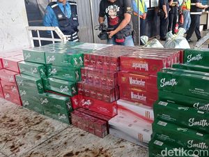 Avsec Bandara SMB II Gagalkan Penyelundupan 348 Slop Rokok Ilegal
