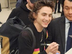 Timothee Chalamet Dikerumuni Fans Korea, Mendadak Fansign di Bandara dan Kafe Timothee Chalamet Dikerumuni Fans Korea, Mendadak Fansign di Bandara dan Kafe