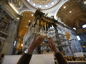 Basilika Monumental di Vatikan Mulai Direstorasi, Begini Potretnya Basilika Monumental di Vatikan Mulai Direstorasi, Begini Potretnya