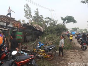Lusi Rugi Jutaan Rupiah gegara Bengkelnya Rusak Diterjang Tornado