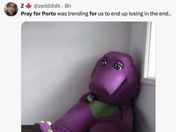 Pray for Porto viral lagi di media sosial, tapi kali ini bikin fans Arsenal malu dan merana. (Foto: Twitter)