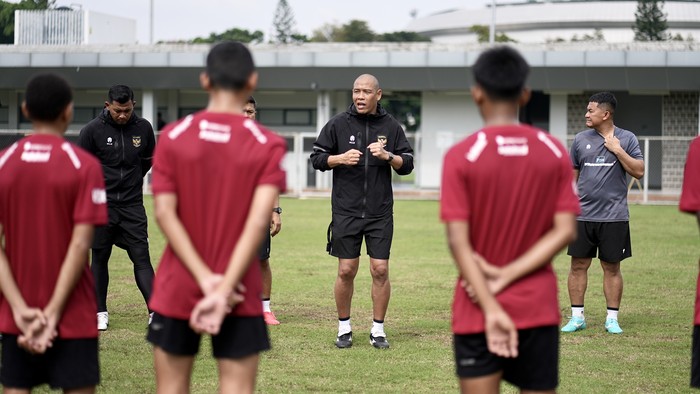 Nova Arianto, pelatih Timnas Indonesia U-16.
