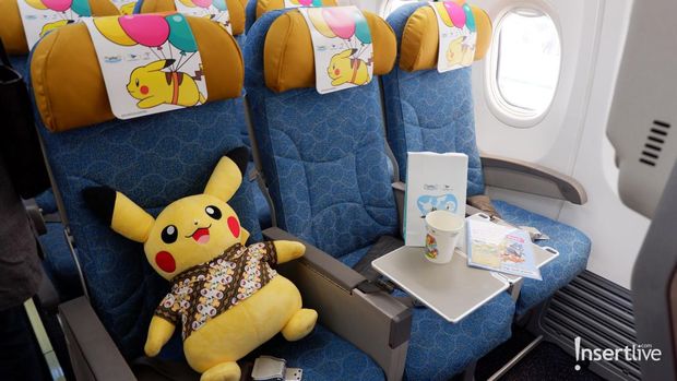 Garuda Indonesia x The Pokemon Company rilis Pikacu Jet GA-1