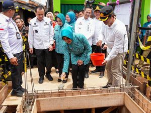 Ketum TP PKK Resmikan Gerakan Bedah Rumah-Penanganan Stunting di Sumsel Ketum TP PKK Resmikan Gerakan Bedah Rumah-Penanganan Stunting di Sumsel