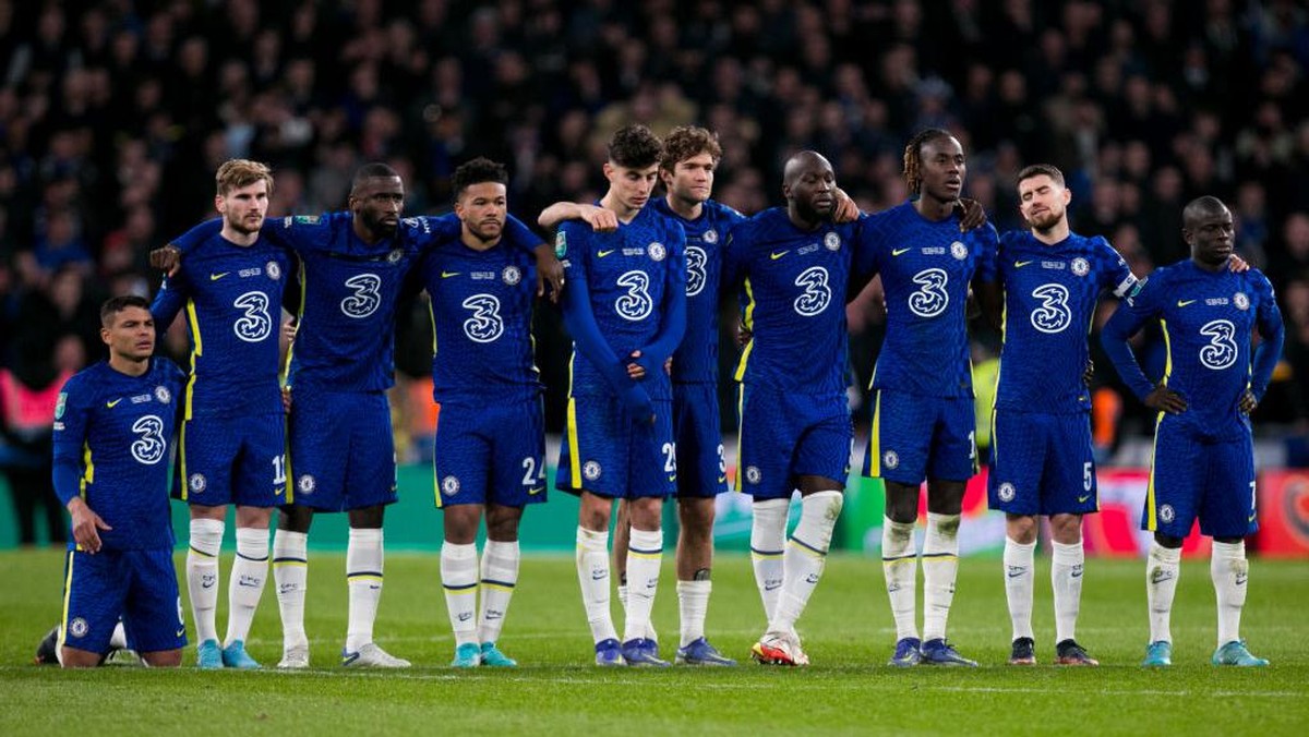 Chelsea saat kalah di final Piala Liga Inggris 2022. Foto: NurPhoto via Getty Images/NurPhoto