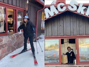 Wow! Bisa Main Ski Sambil Jajan Burger McD di Sini Wow! Bisa Main Ski Sambil Jajan Burger McD di Sini