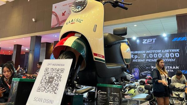 Begini Wujud Motor Listrik Harga Rp 2,9 Jutaan