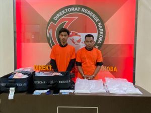 Seludupkan 3,8 Kg Sabu ke Palu, 2 Warga Aceh Ditangkap di Bandara Kualanamu