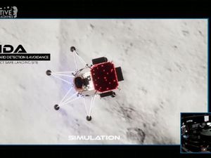 Pesawat Luar Angkasa AS Berhasil Mendarat di Bulan Pesawat Luar Angkasa AS Berhasil Mendarat di Bulan