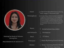 Wanita Asal Pandeglang Ini Jadi Buron Penggelapan Uang Toko Kosmetik