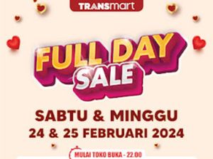 Mumpung Libur Nih, ke Transmart Full Day Sale Aja! Banjir Diskon 50% + 20%