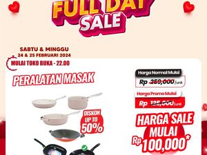 Cuma di Transmart Full Day Sale Peralatan Masak Mulai Rp 100 Ribuan Cuma di Transmart Full Day Sale Peralatan Masak Mulai Rp 100 Ribuan