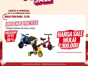 Transmart Full Day Sale, Sepeda Anak Cuma Rp 300 Ribuan!