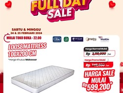 Spring Bed Empuk Diskon hingga Rp 1 Jutaan Cuma di Transmart Full Day Sale