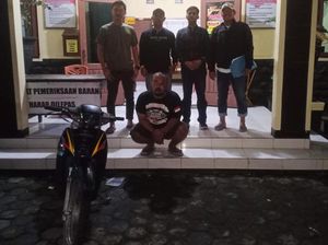 Maling Motor Ditangkap Korbannya di Klaten, BB Diamankan di Magelang
