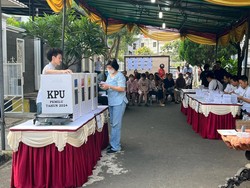 Prabowo Unggul di Coblosan Lanjutan di TPS 142 Sunter, Disusul Ganjar-Anies