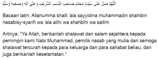 Sholawat Malam Nisfu Syaban