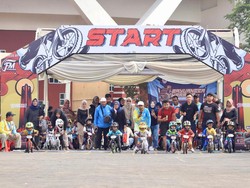 Seru! Ratusan Bocah Adu Tangguh di Suropati Push Bike Race 2024 Kota Pasuruan