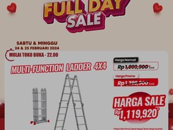 Yuk ke Transmart Full Day Sale, Tangga Multifungsi Diskon Rp 800 Ribuan!